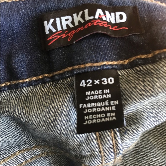 NWT Jeans 42X30, Kirkland Signature Denim Jeans New With Tags  42 X 30 - Picture 8 of 11